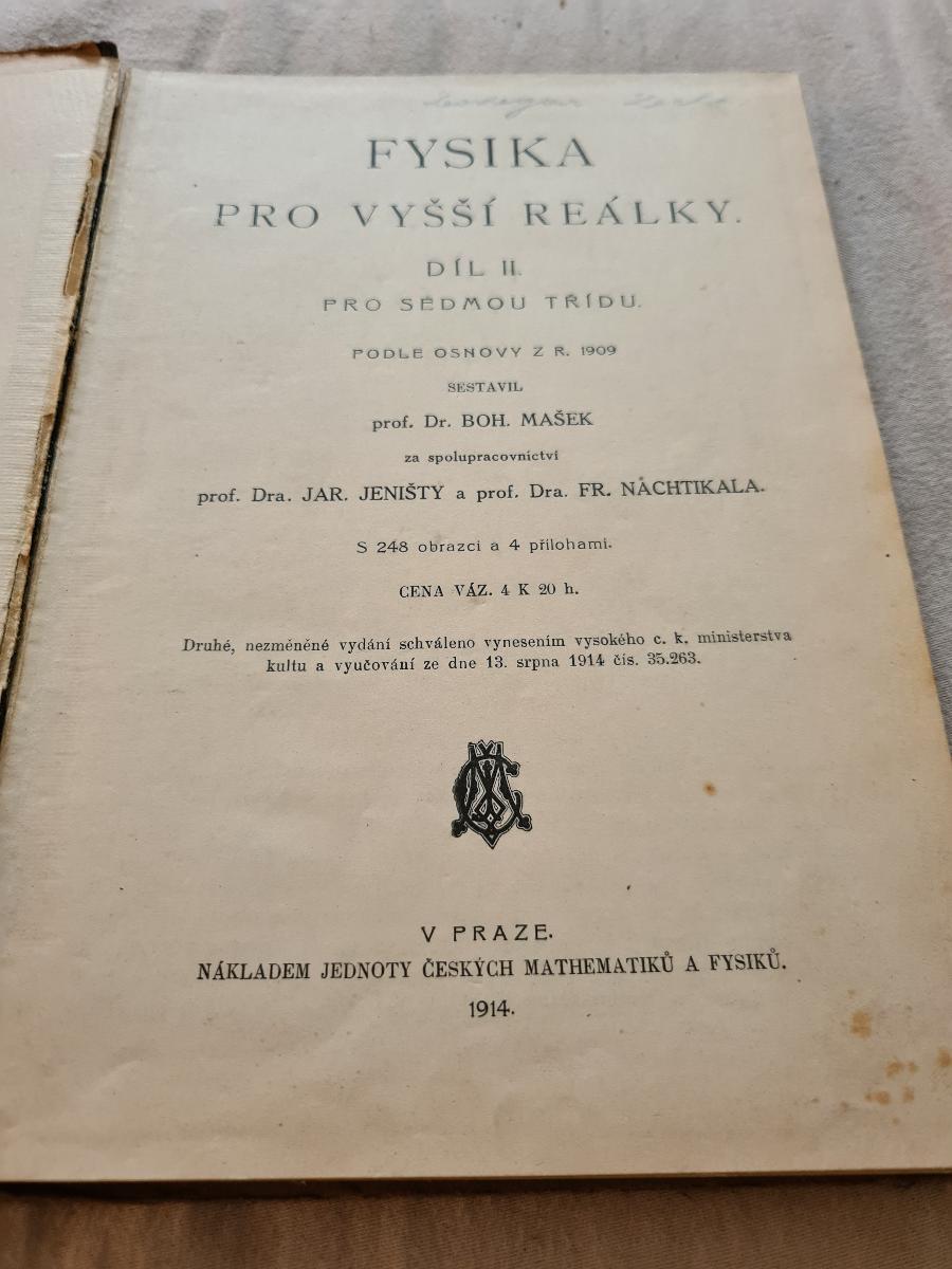 1914 = Fysika - Knihy a časopisy
