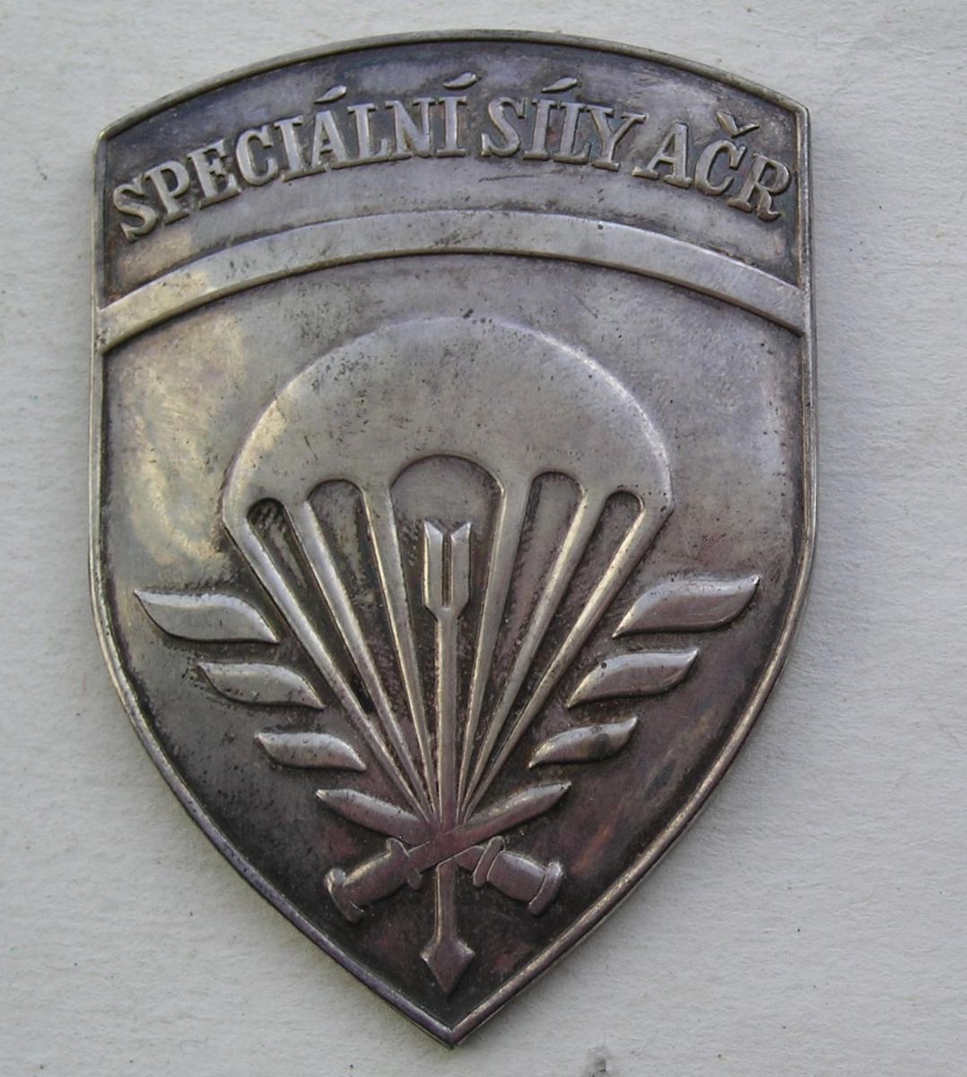 Štítok - PARA - výsadkár - AČR - Odznaky, nášivky a medaily