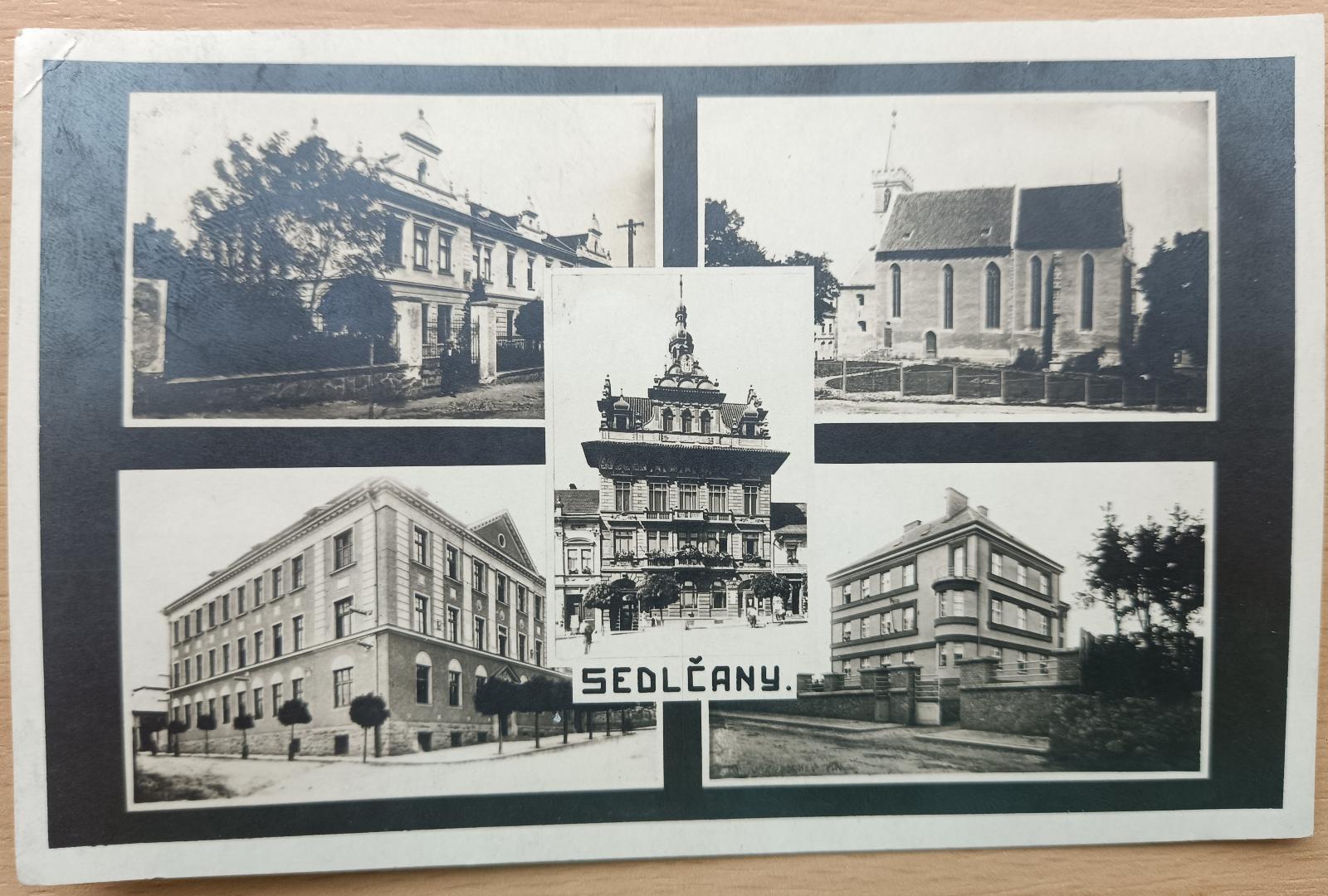 Sedlčany (1931) - Pohľadnice miestopis