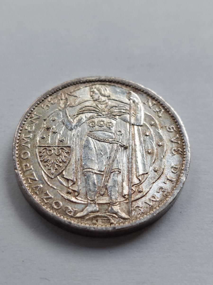 Strieborná medaila 5D 1929 Milénium svätého Vaclava - Numizmatika