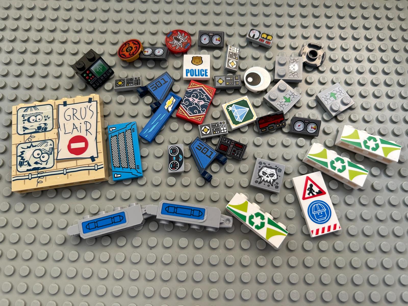 LEGO dieliky rôzne lb200 - kocky s rôznymi motívmi - Hračky