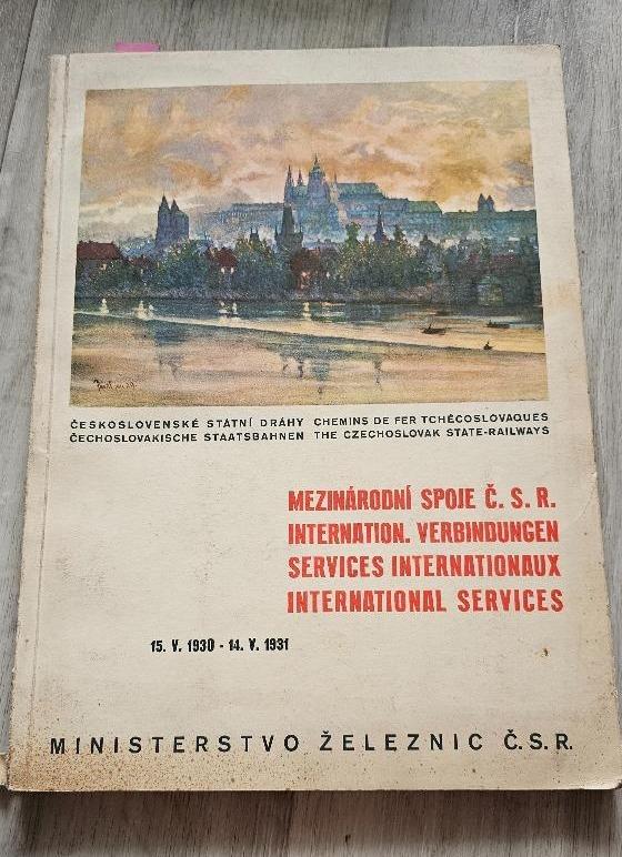 Medzinárodné spoje Č.S.R 15.V.1930 - 14.V.1931 - Zberateľstvo dopravy