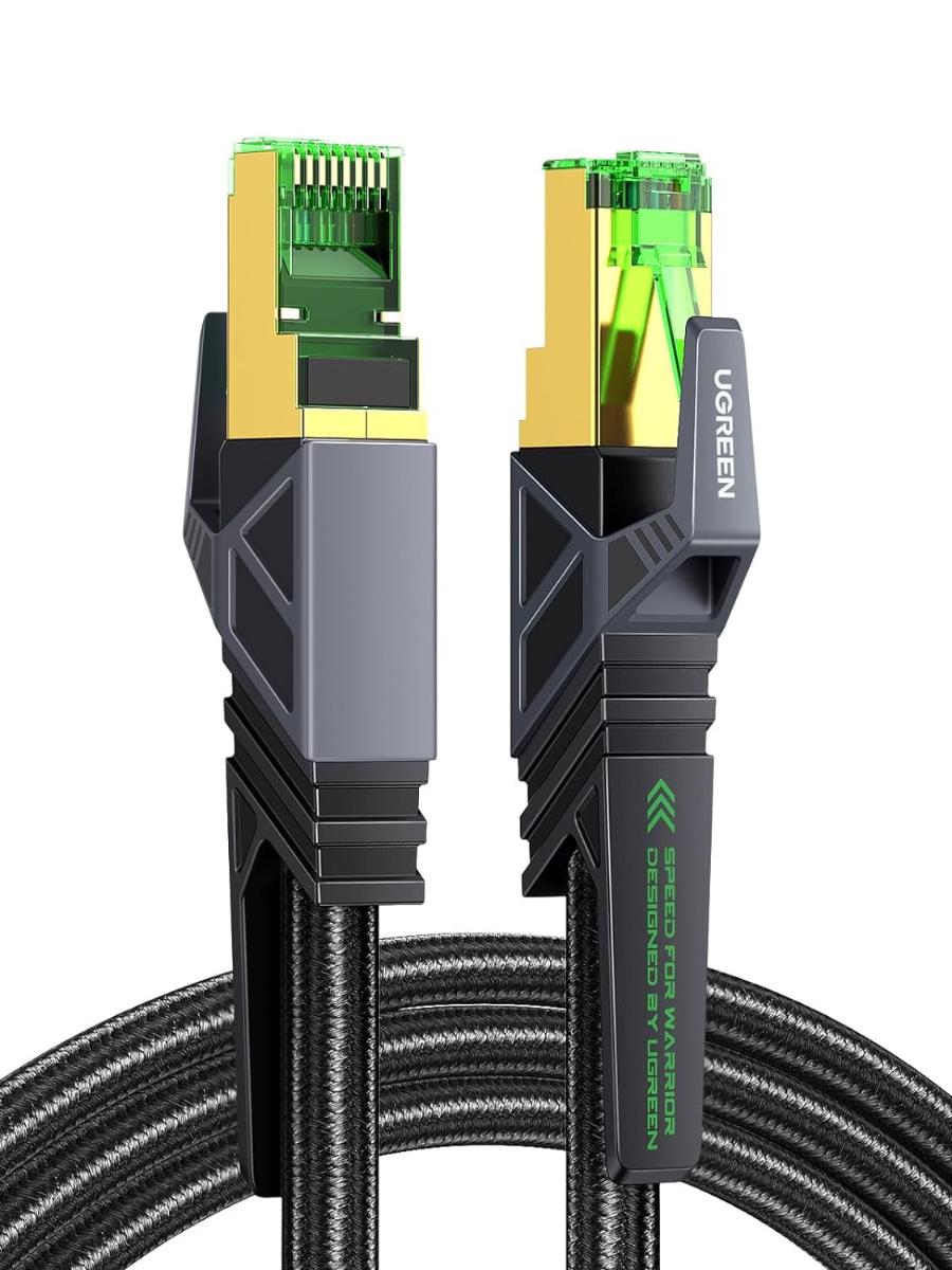 Ethernetový kábel UGREEN Cat 8 s vysokorýchlostným 40Gbps 2000MHz, - Komponenty pre PC