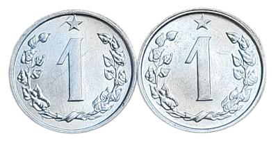 ✅set 2 mince - 1 halier 1962 1963 Československo