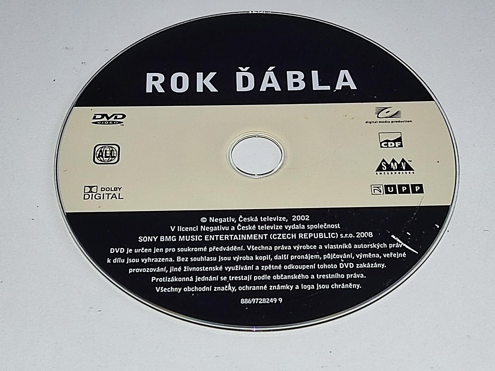 ROK DIABLA / PÁR JEMNÝCH ŠKRÁBOK - DVD BEZ OBALU - Film