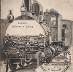 Jičín - lokomotíva - krásna koláž - expresný pozdrav z Jičína - 1904 - Pohľadnice miestopis