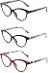 Dámske štýlové okuliare 3ks na čítanie +1,75 - Lekáreň a zdravie