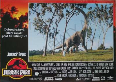 Jurský Park fotoska Steven Spielberg Sam Neill