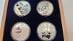 Sada štyroch strieborných dvojuncových mincí Cesta za slobodou proof - Numizmatika