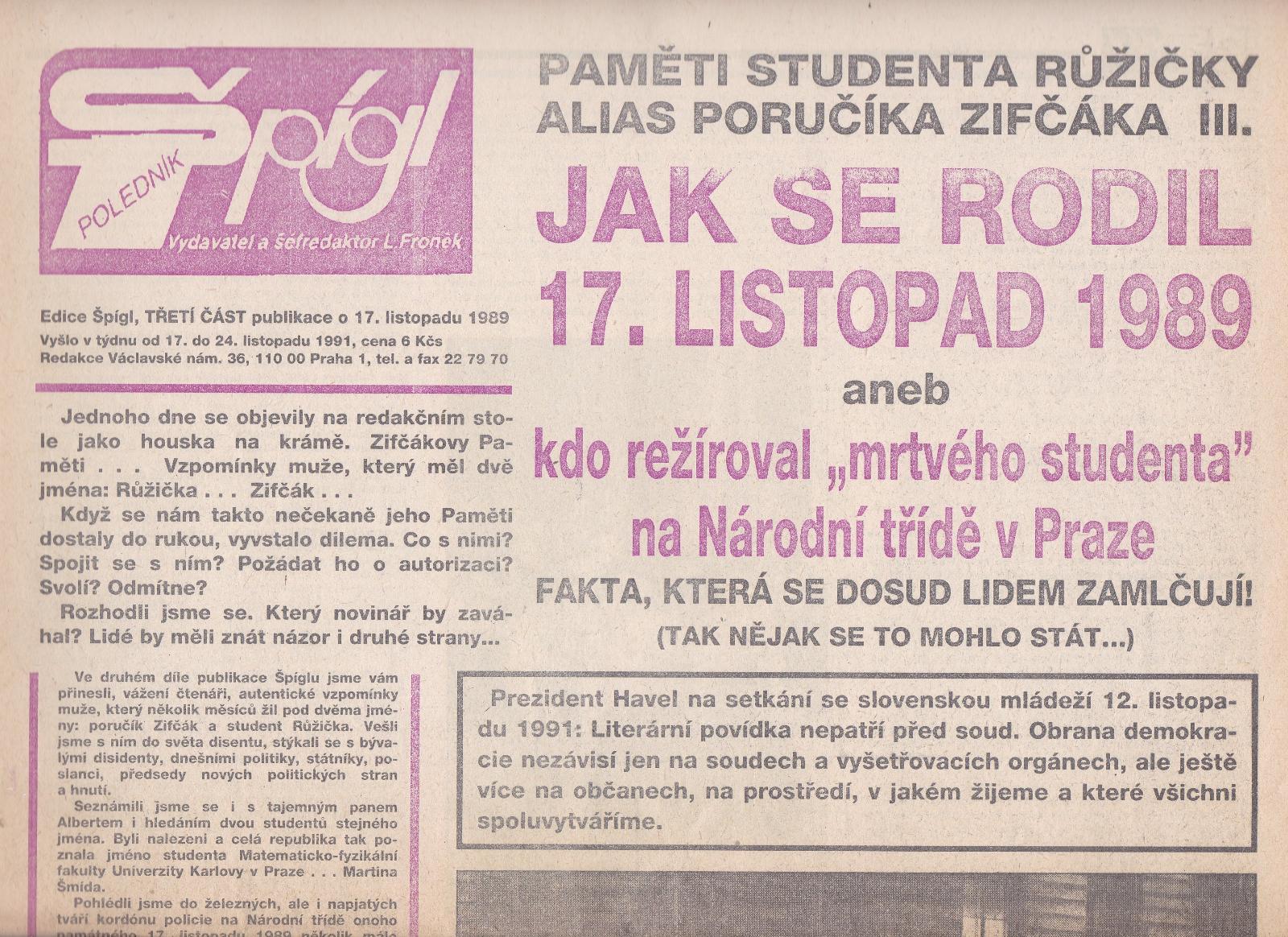 Špígel 1991 - 03 - Knihy a časopisy