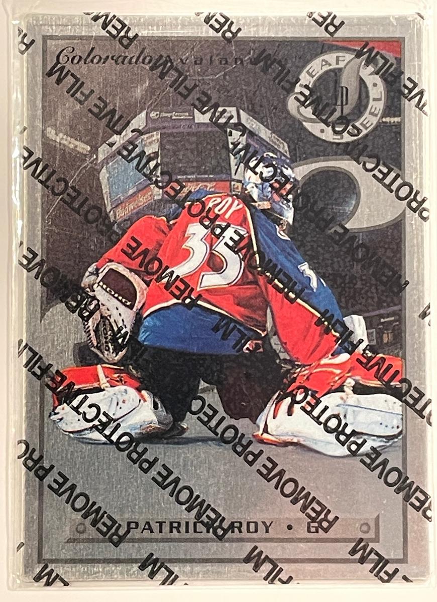 Patrick Roy 1996-97 Leaf Preferred Steel #36 - Hokejové karty