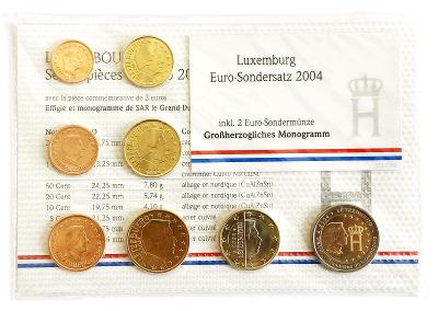 Súprava obežných mincí Luxemburg Euro-Sondersatz 2004