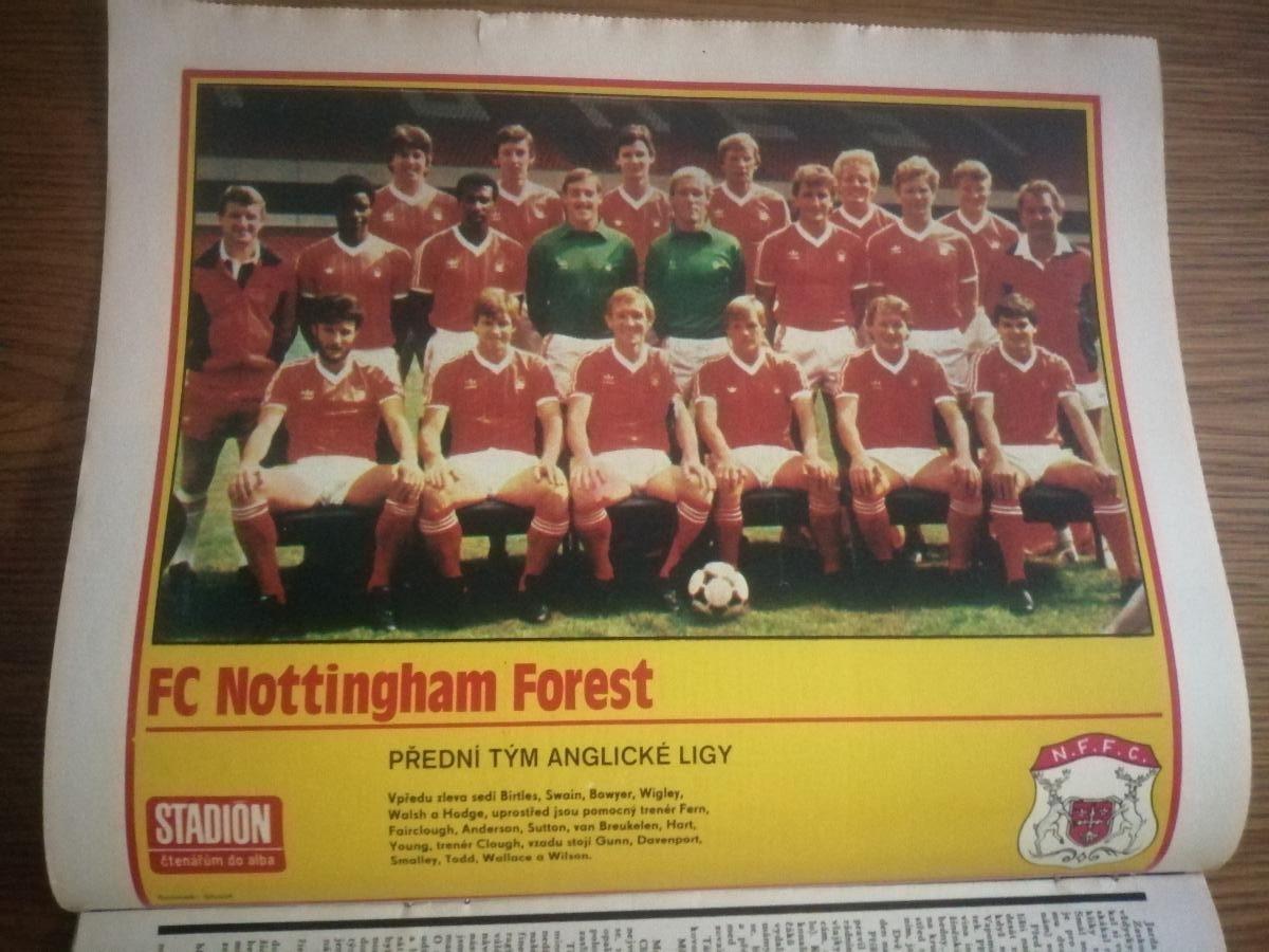 STADIÓN 46/1984, FC Nottingham Forest, Peter Klíma - Knihy a časopisy