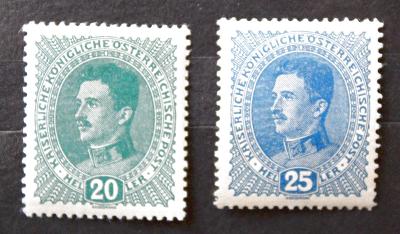Rakúsko, 1917 Cisár Karol I. / Známky (o10)