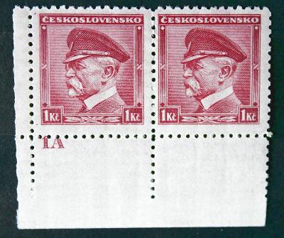 Československo , 1935, T. G. Masaryk / Známky (o10)