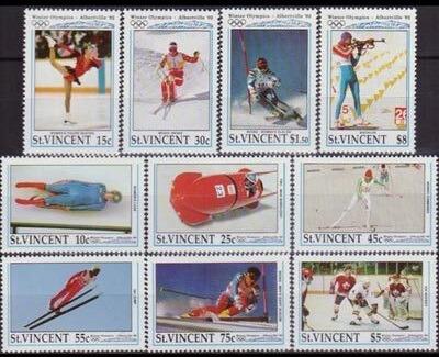 Svätý Vincent 1992 Známky 1949-1958 ** šport Olympiáda olympijské hry - Známky