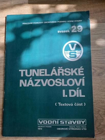 Tunelárske názvoslovie I+II. diel /1972 - Knihy