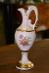 karafka, vázička, růžový Karlovarský porcelán - Starožitnosti a umenie