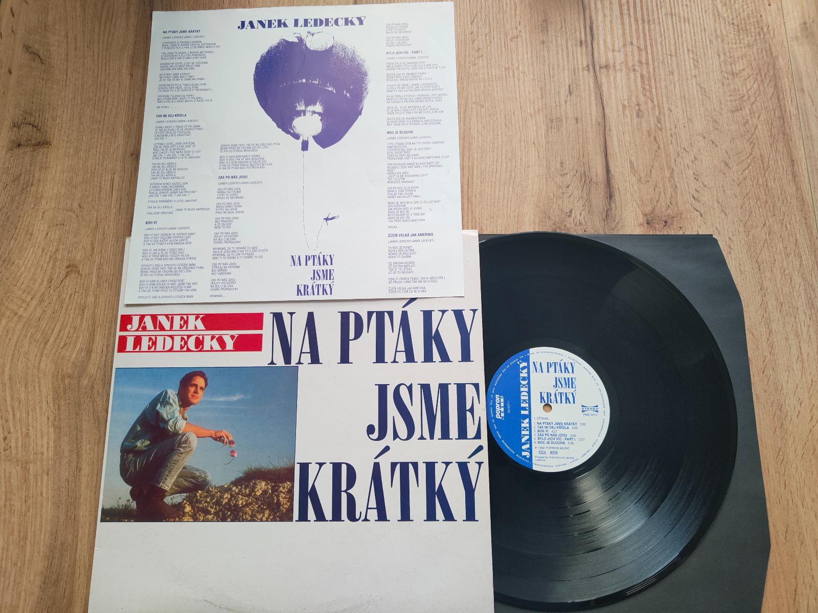 Janek Ledecký - Na vtáky sme krátky LP - LP / Vinylové dosky