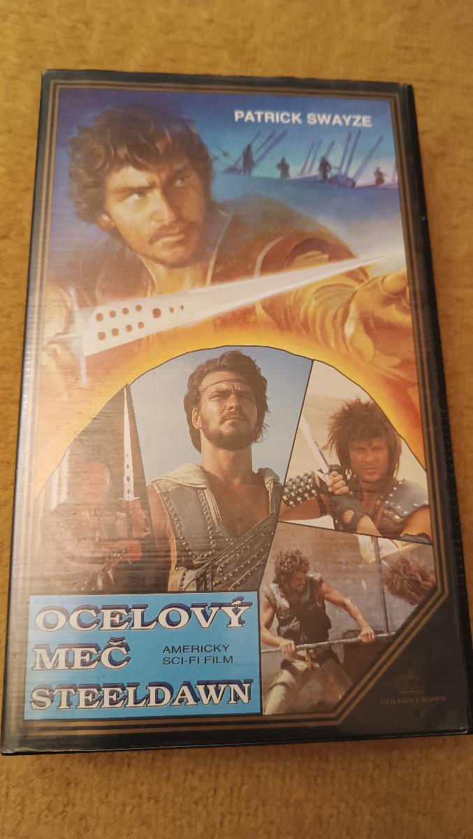 Oceľový meč, originálna VHS kazeta. - Film