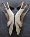 Kožené lodičky, sandále na podpätku značky Baťa, veľkosť 39 - Dámske topánky