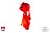 Originálna zo skla fúkaná romantická červená Mačka má výšku 11cm - Zariadenia pre dom a záhradu
