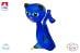 Originálne zo skla fúkaná romantická modrá Mačka má výšku 11cm - Zariadenia pre dom a záhradu