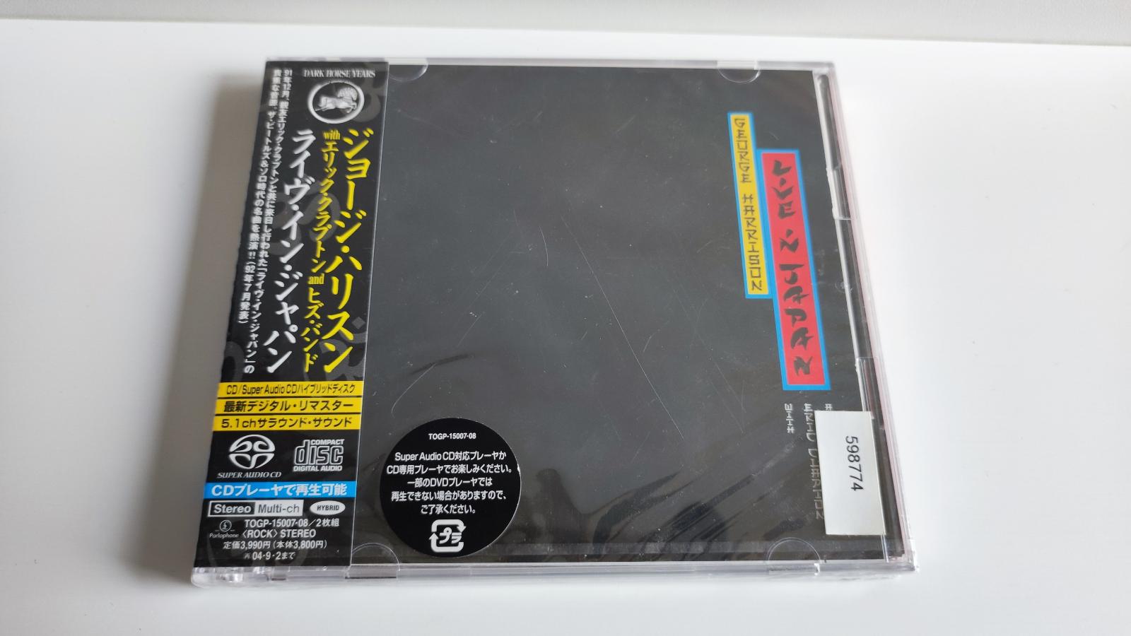 CD GEORGE HARRISON S ERICOM CLAPTÓNOM LIVE IN JAPAN 2X SACD - Hudba na CD