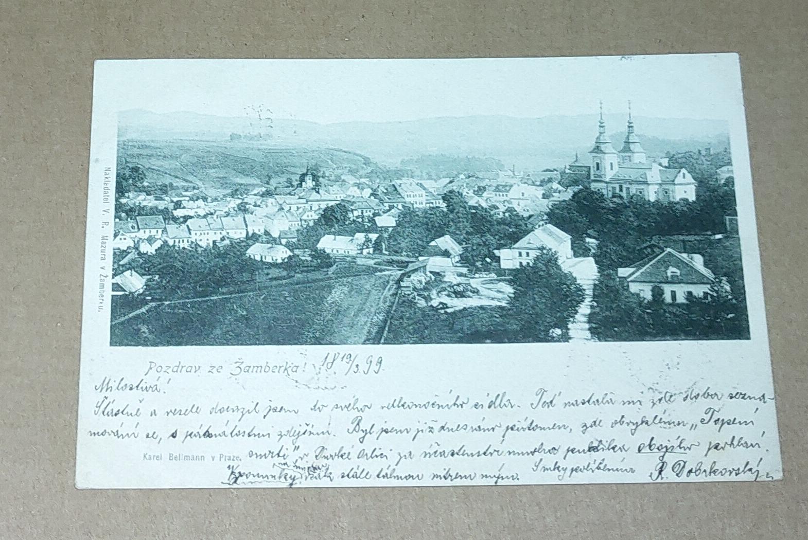 Pozdrav zo Žamberka - Pohľadnice miestopis