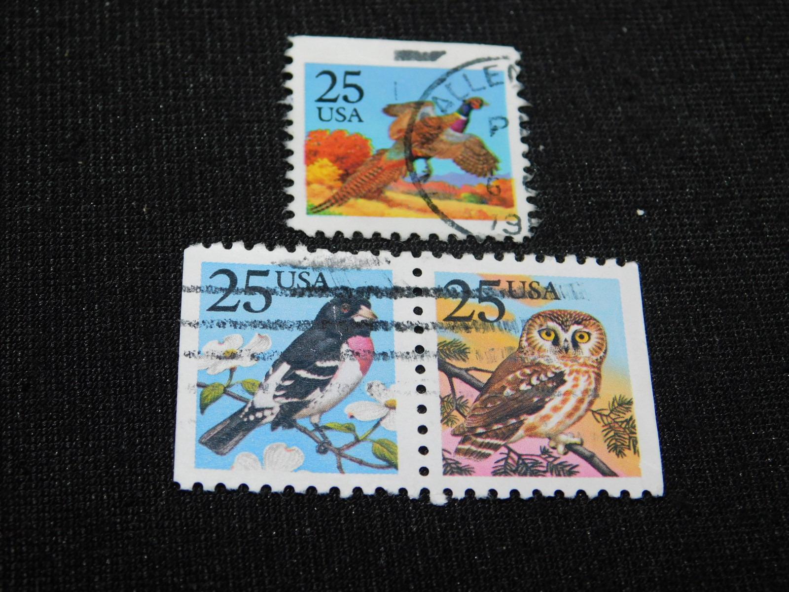 2. Séria - Fauna - Vtáky - USA - Tematické známky