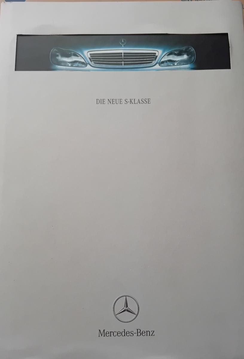 Prospekt Mercedes-Benz neue S-Klasse - Motoristická literatúra