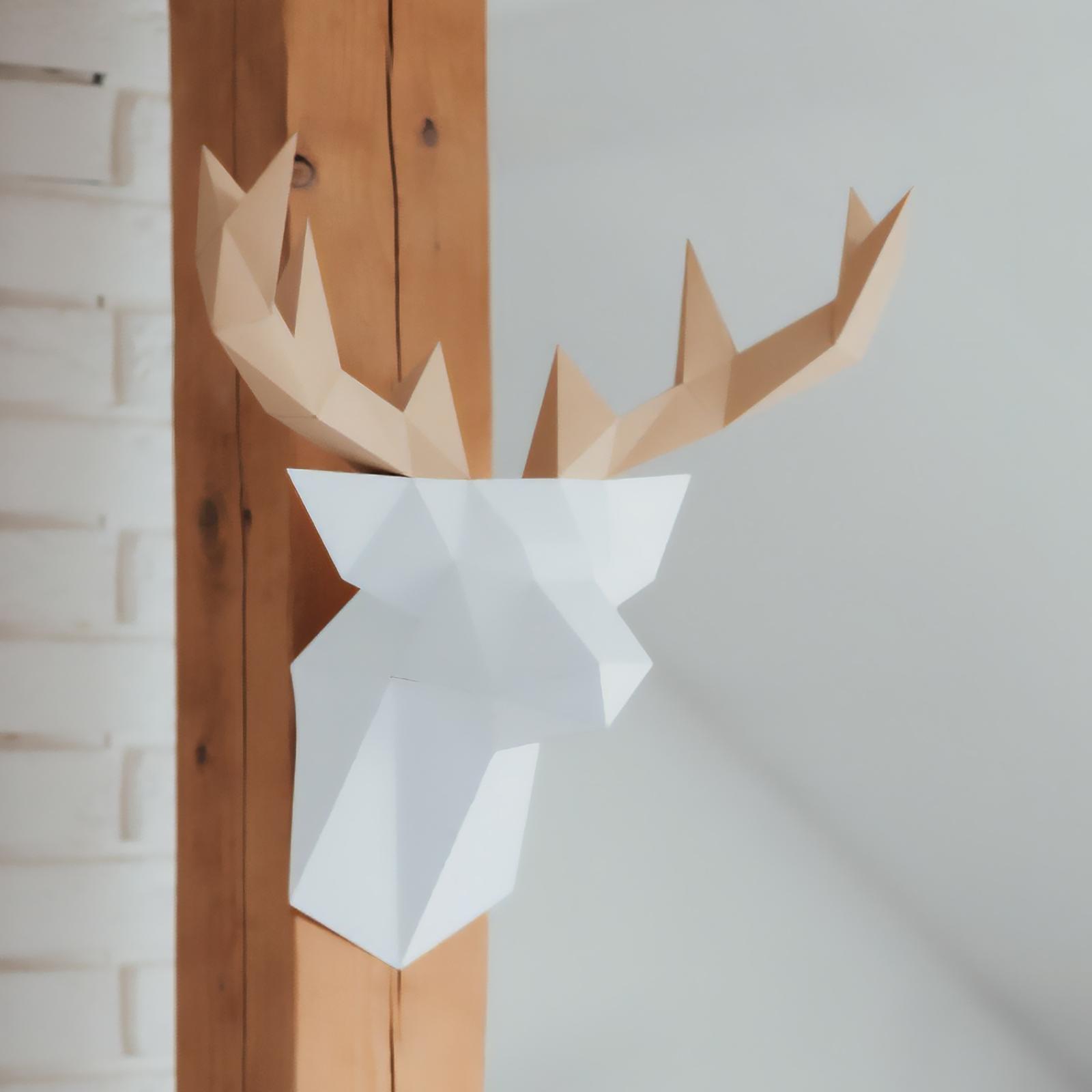 3D papierová skladačka jeleň Papertime - undefined