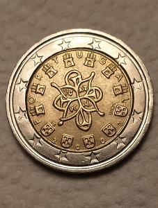 2 EUR 2003 ,Portugalsko, rare,zberateľská minca