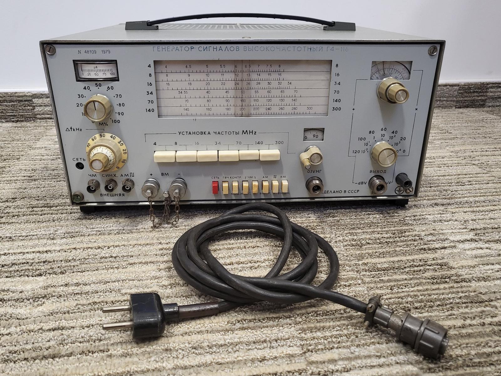 VF generátor signálu G4-116 - Elektro