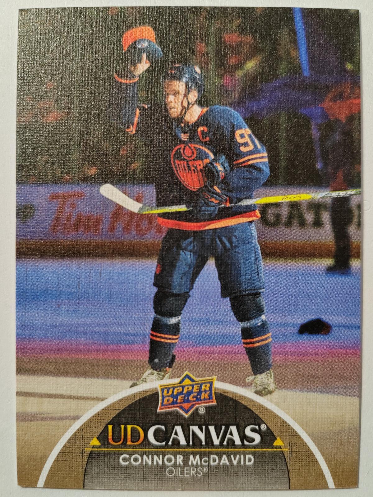 🟢 UD CANVAS Connor McDAVID - Edmonton Oilers 🟢 - Hokejové karty