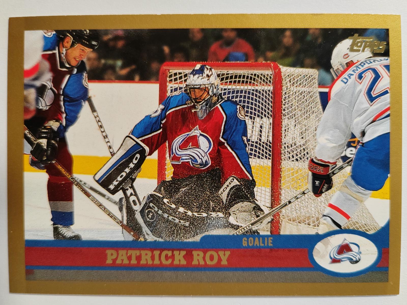🟢 Patrick Roy - Colorado Avalanche 🟢 - Hokejové karty