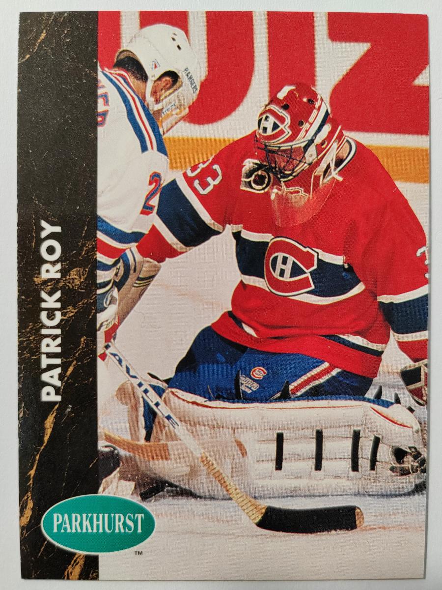 🟢 Patrick Roy - Montreal Canadiens 🟢 - Hokejové karty