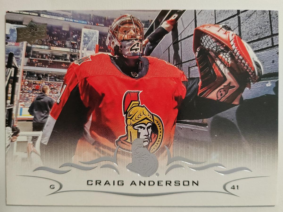 🟢 Craig Anderson - Ottawa Senators 🟢 - Hokejové karty