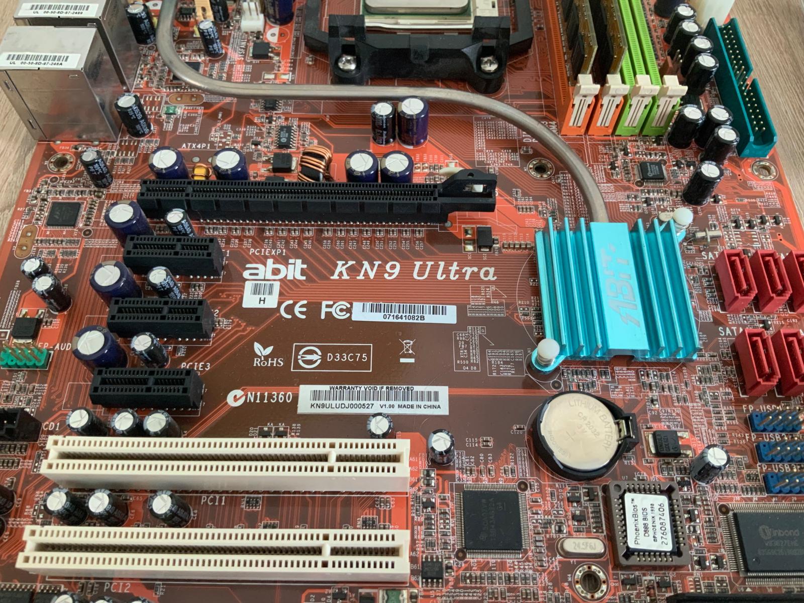 Abit KN9 Ultra - nForce 570 Ultra + AMD Athlon 64 X2 + 2x RAM DDR2  - Počítače a hry