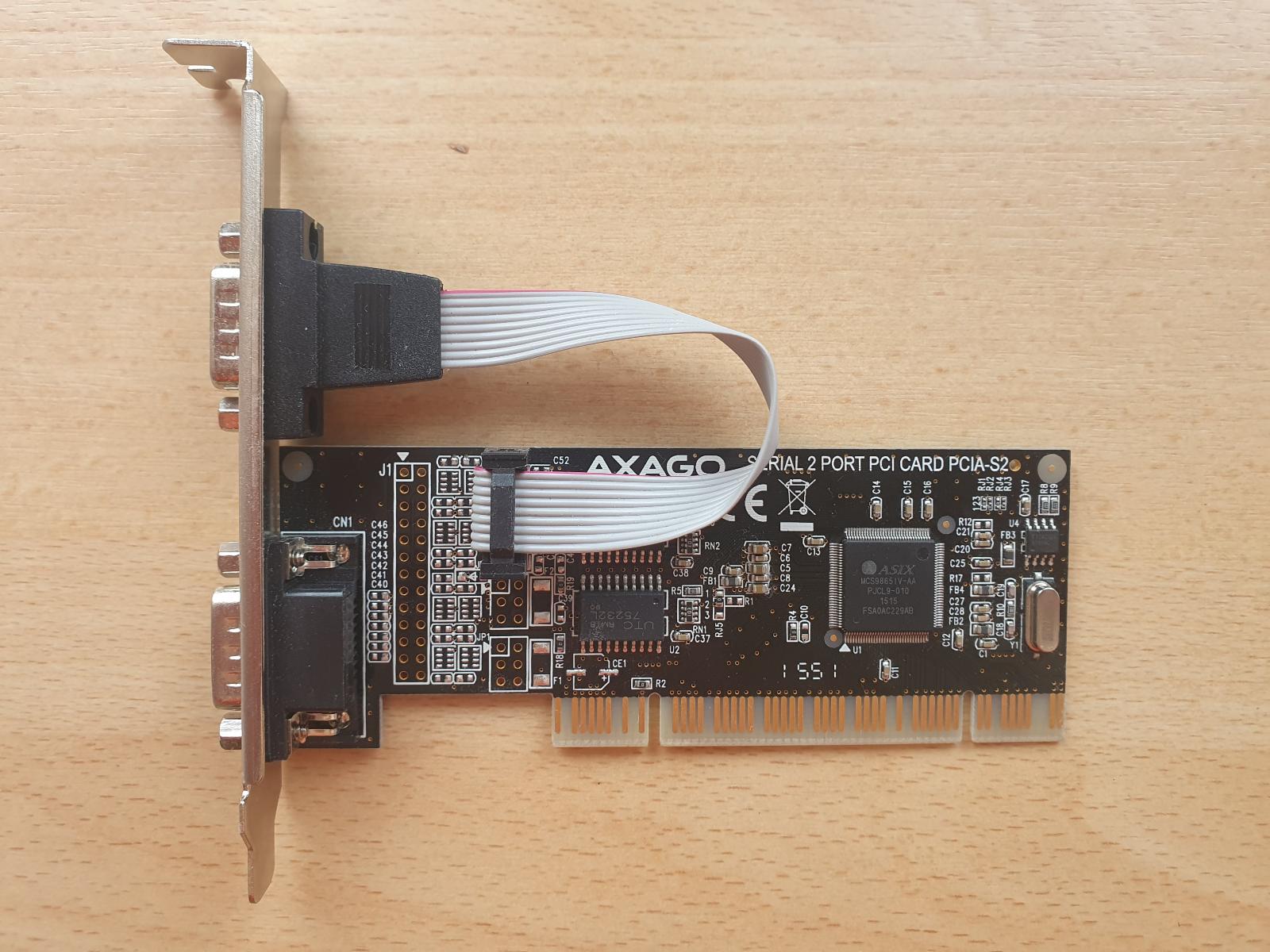 PCI adaptér se dvěma sériovými porty - Počítače a hry