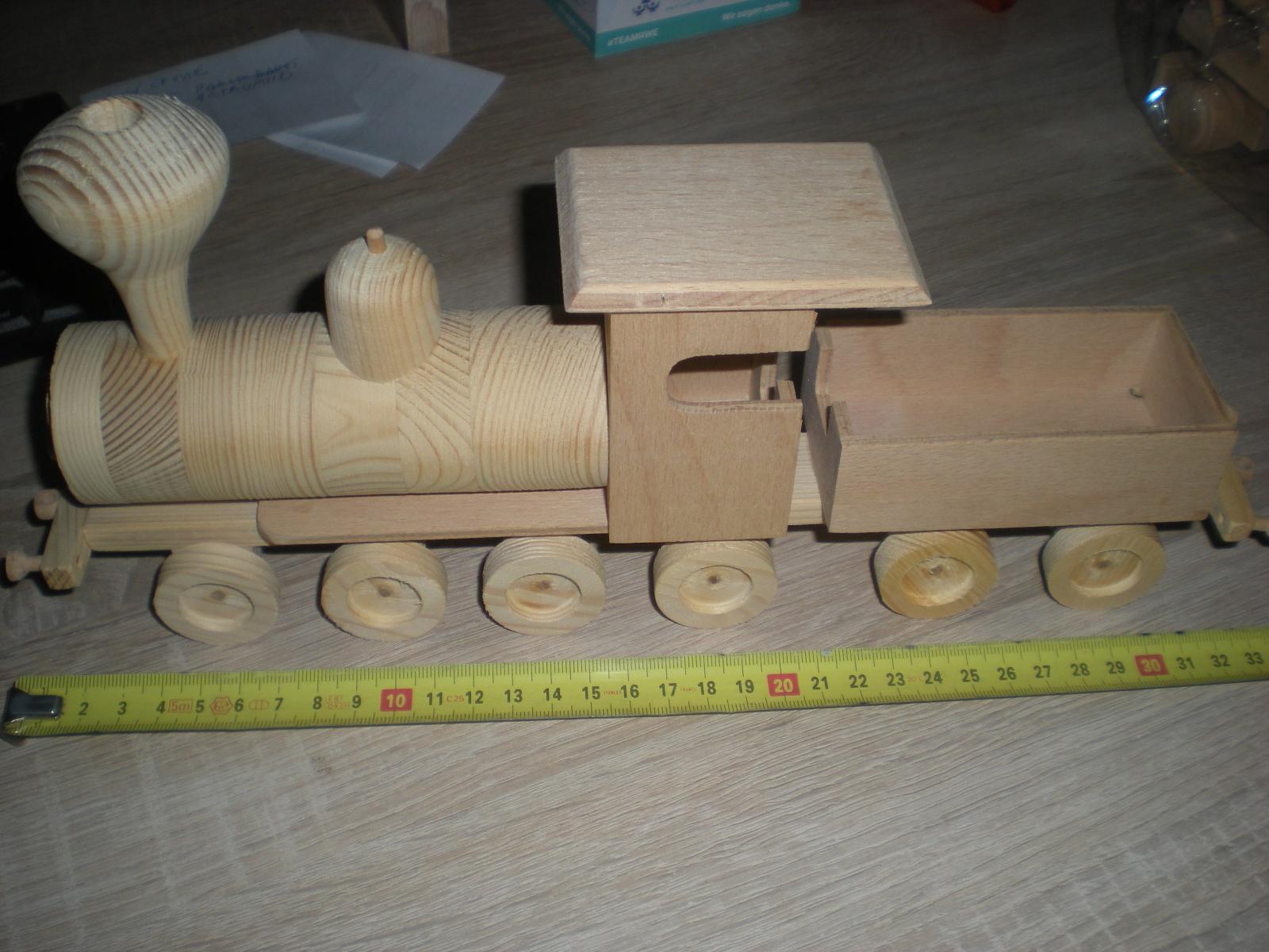 drevená lokomotíva,nová - Deti