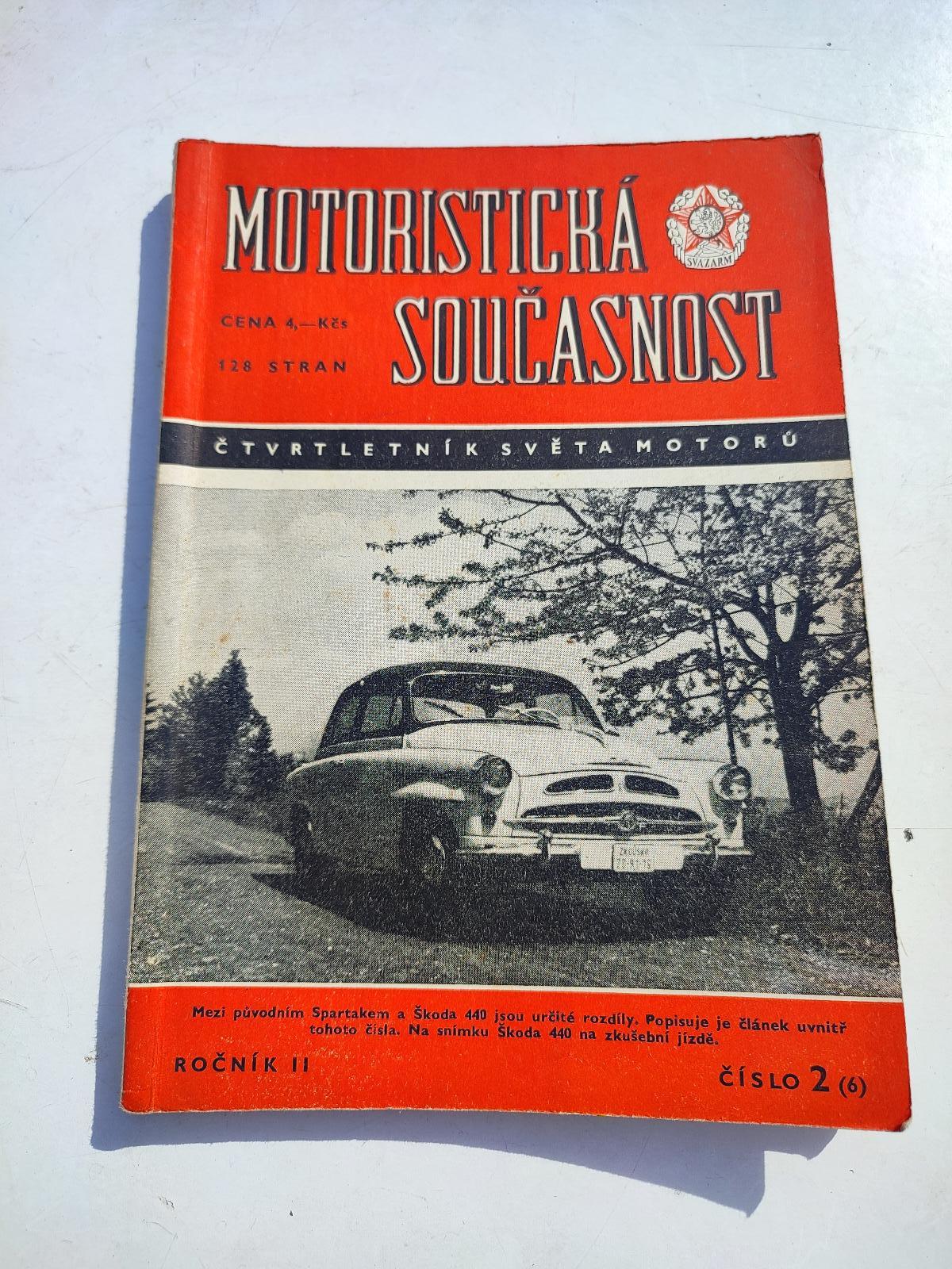 štvrťročník Motoristická súčasnosť ROČNÍK II. číslo VI. 1956 - Motoristická literatúra