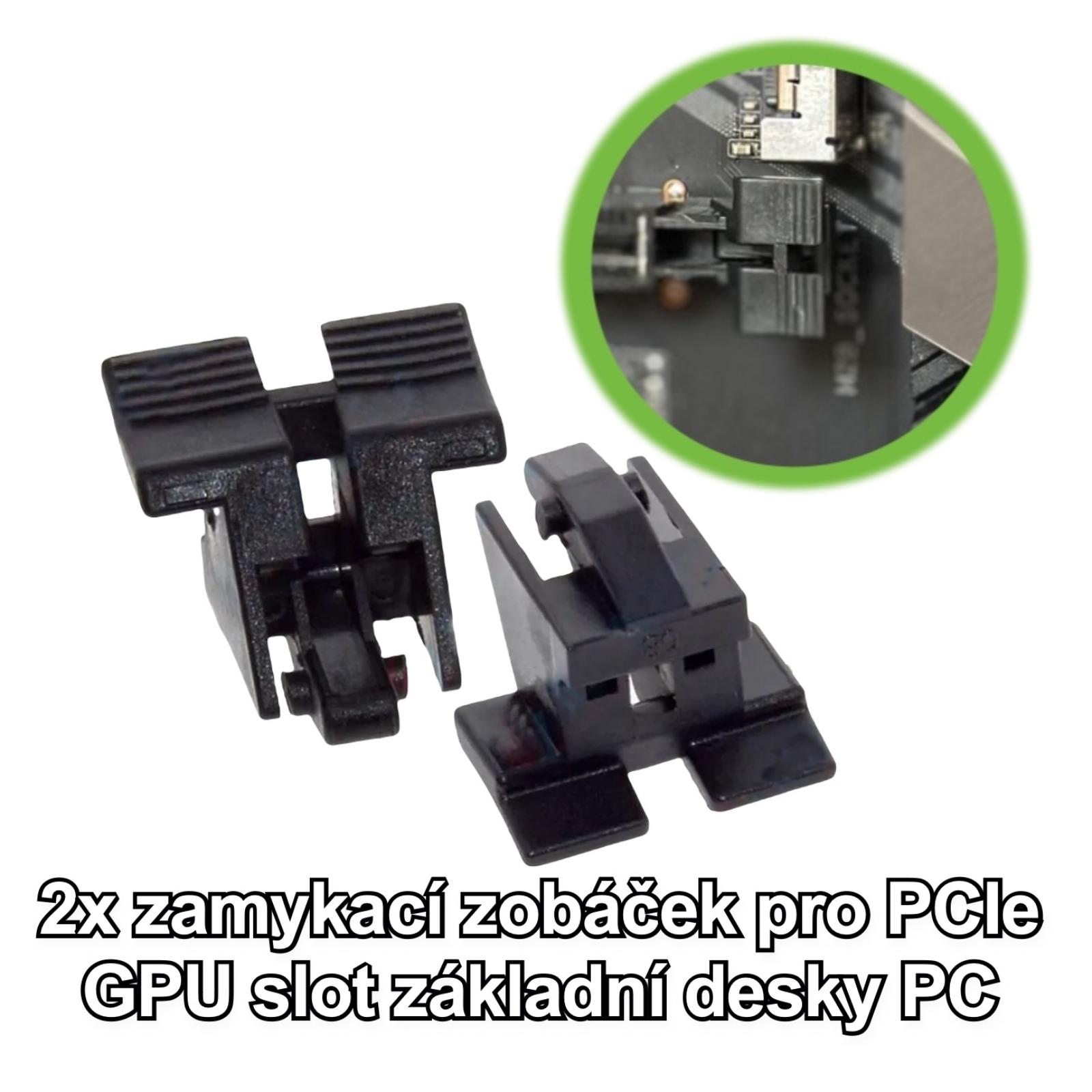 zamykací zobáčik pre PCIe GPU slot základnej dosky PC - Komponenty pre PC