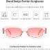 Dollger Ružové vintage okuliare / obdĺžnikové / UV 400 / od 1kč |001| - Oblečenie, obuv a doplnky