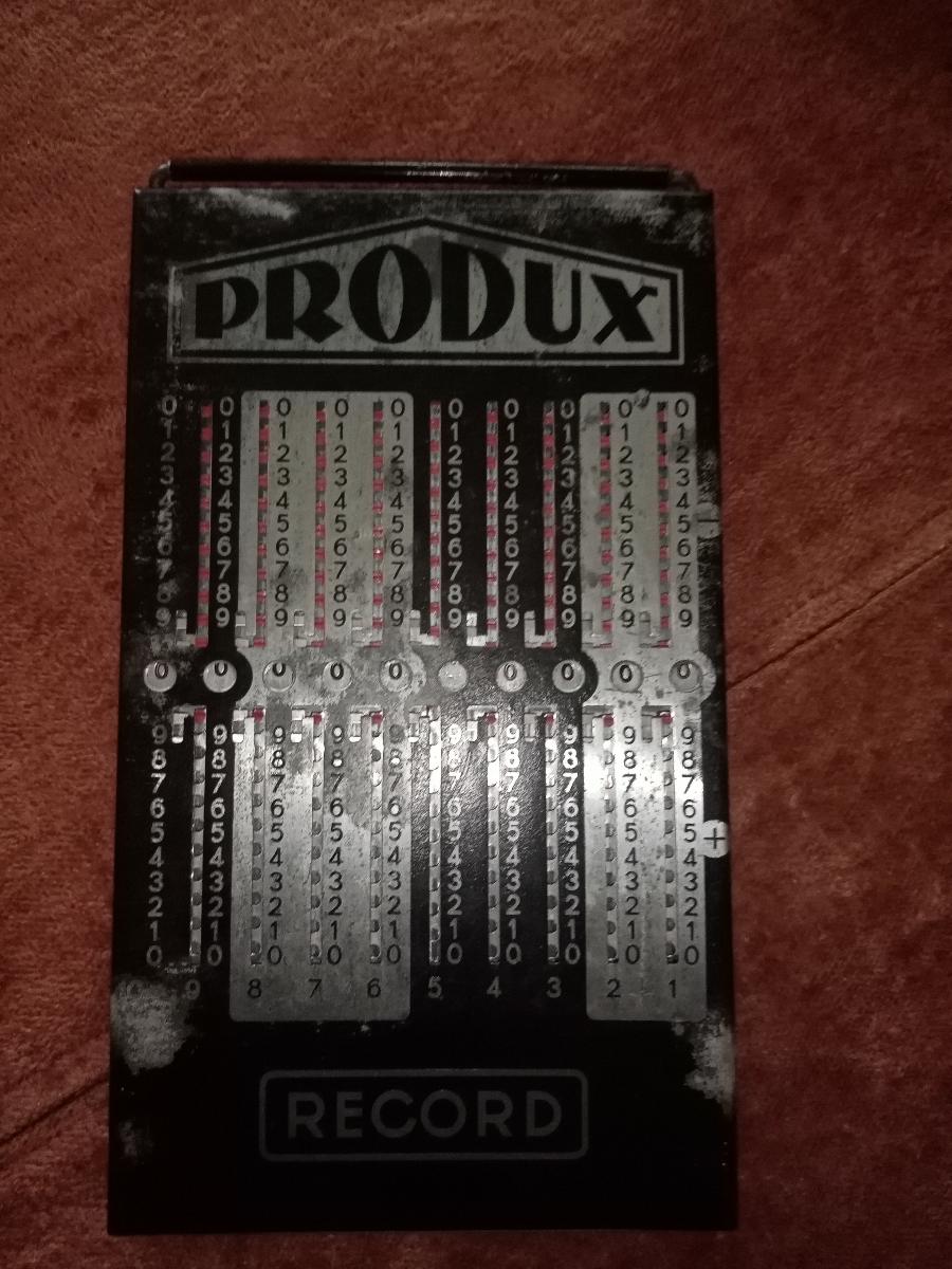Produx, asi stará kalkulačka - Starožitnosti a umenie