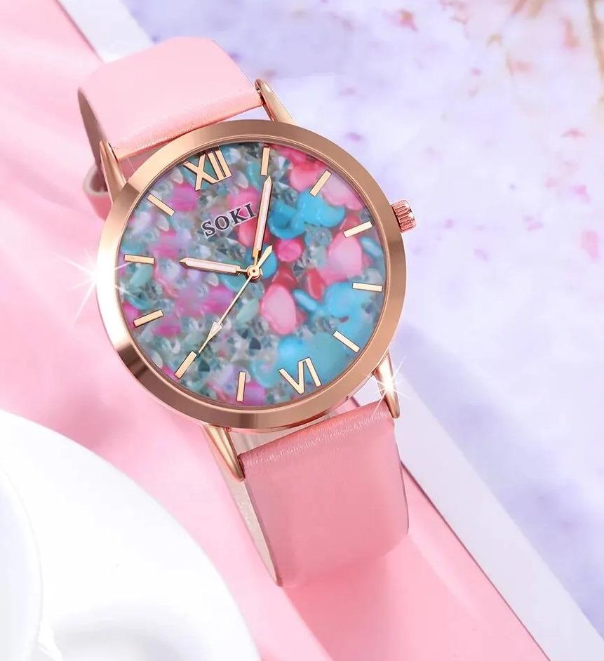 Dámske hodinky s motívom kvety - Šperky a hodinky