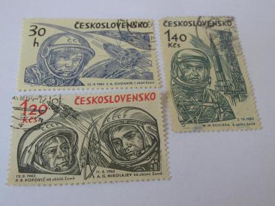 Známky Československo 1964, Kozmonauti, Výskum vesmíru