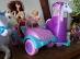 Krásny komplet Barbie auto (bez bábik) s vozíkom na koňa a koňom - Hračky