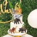 Zvieratá safari dekorácie pre deti na tortu - Zariadenia pre dom a záhradu