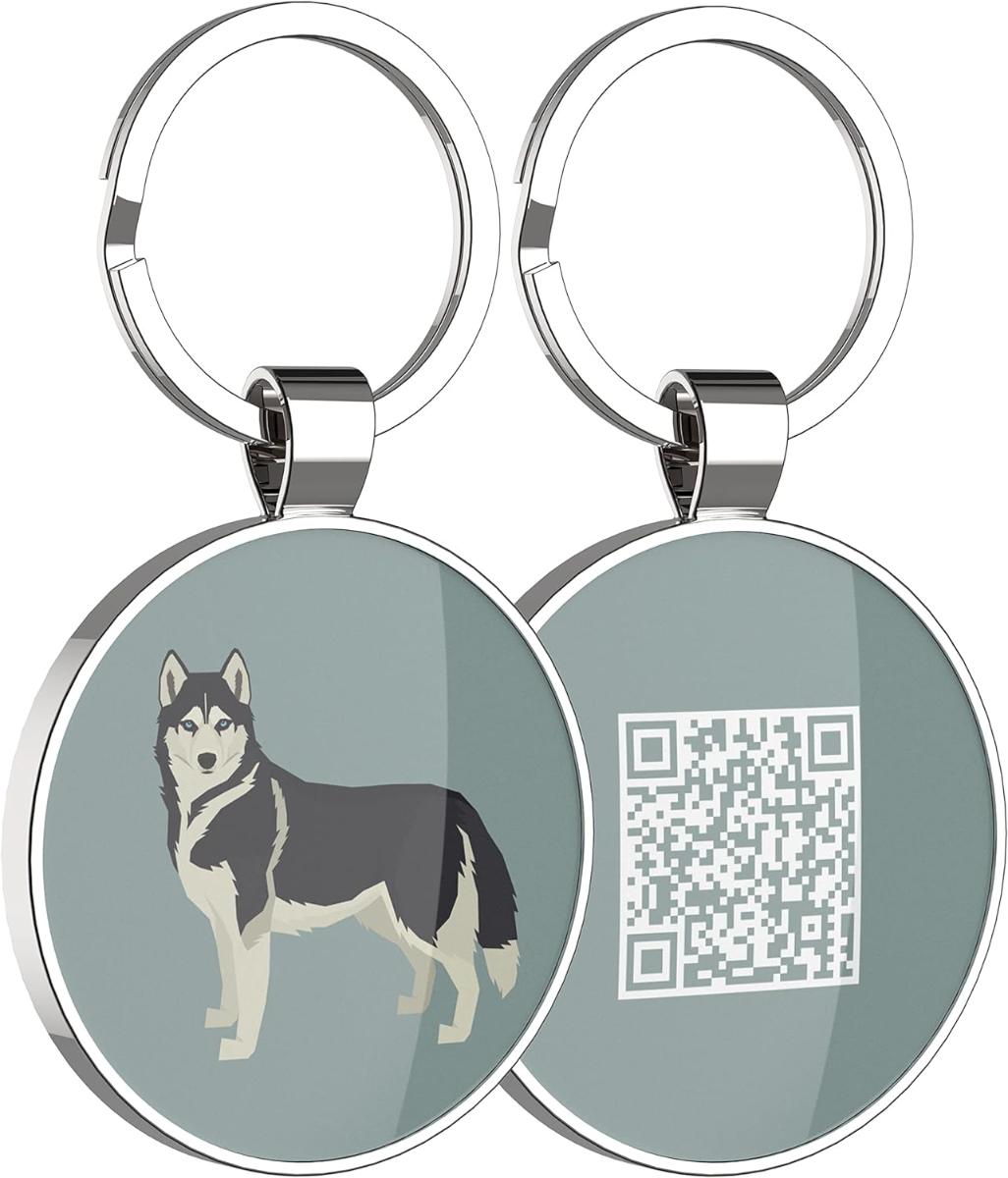 Disontag - psia známka s QR kódom - sibírsky husky - Psy a potreby na chov